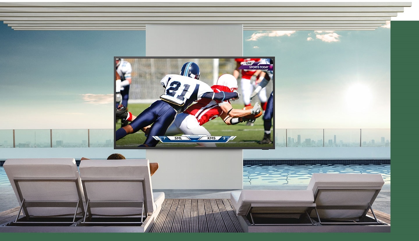 Impresionant și strălucitor - televizor 4K QLED pentru outdoor