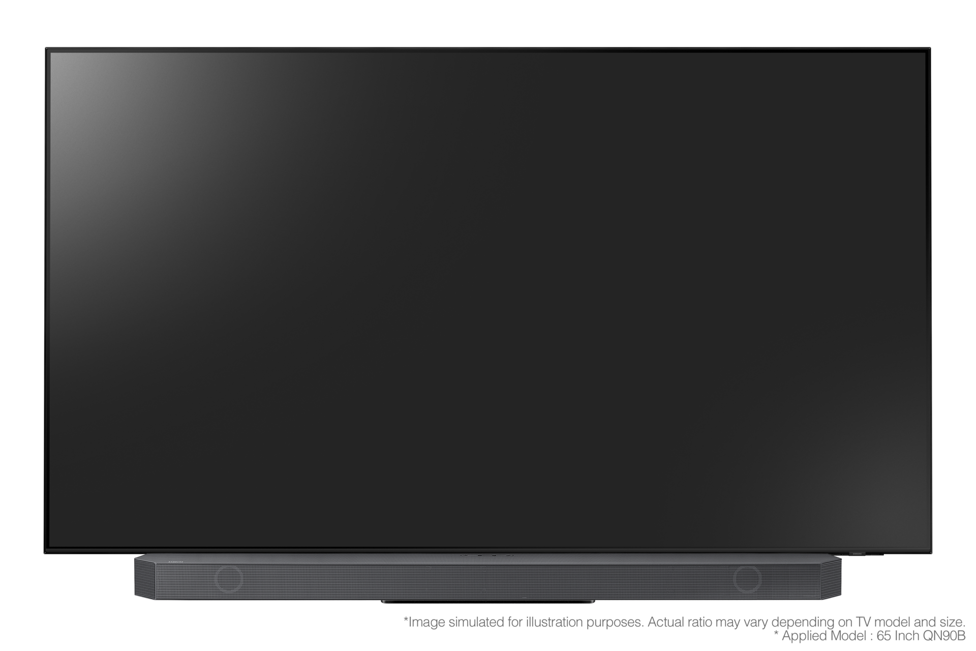 with-tv-front Black