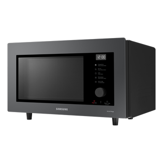 MW7300B Convection MWO with All-in-one Microwave Oven and Smart Control R-Perspective Charcoal Glass 