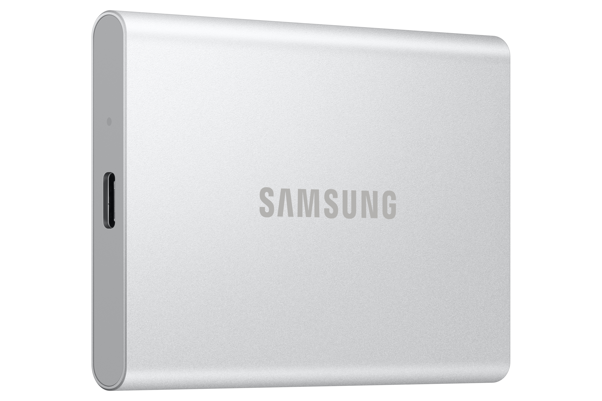 Portable SSD T7 Resurrected USB 3.2 Gen 2 MU-PD4T0G/WW L-Perspective Silver 