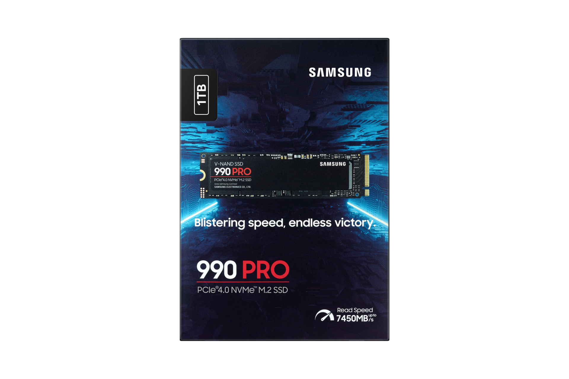 990 PRO PCIe 4.0 M.2 SSD PKG-Front Black 
