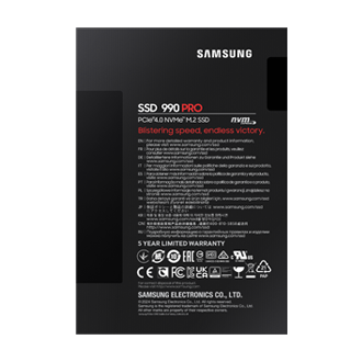 990 PRO PCIe 4.0 M.2 SSD PKG2-Back-Olympic- Black 
