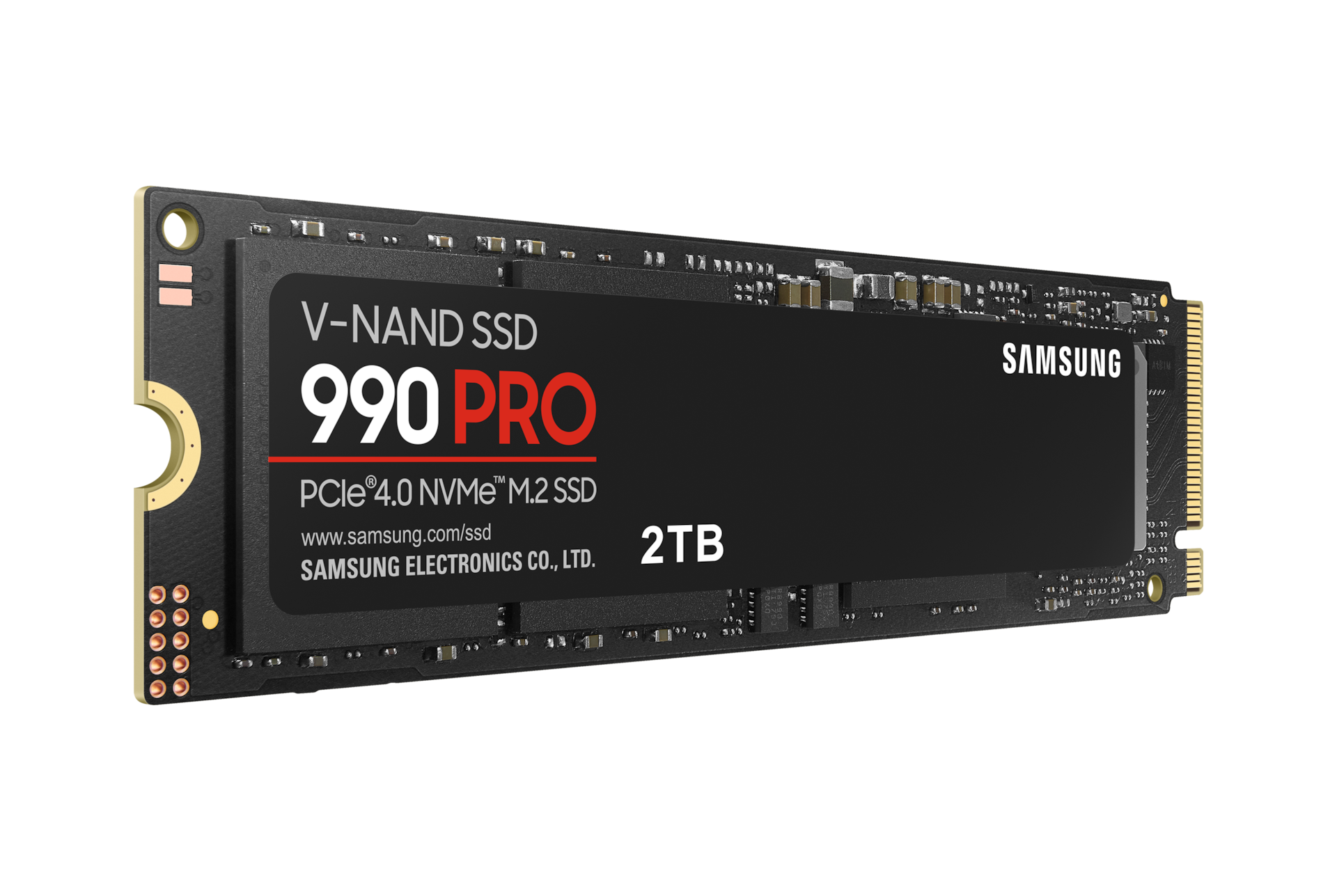 990 PRO PCIe 4.0 M.2 SSD L-Perspective Black 