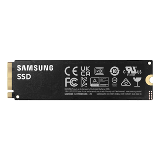 990 PRO PCIe 4.0 M.2 SSD Back Black 