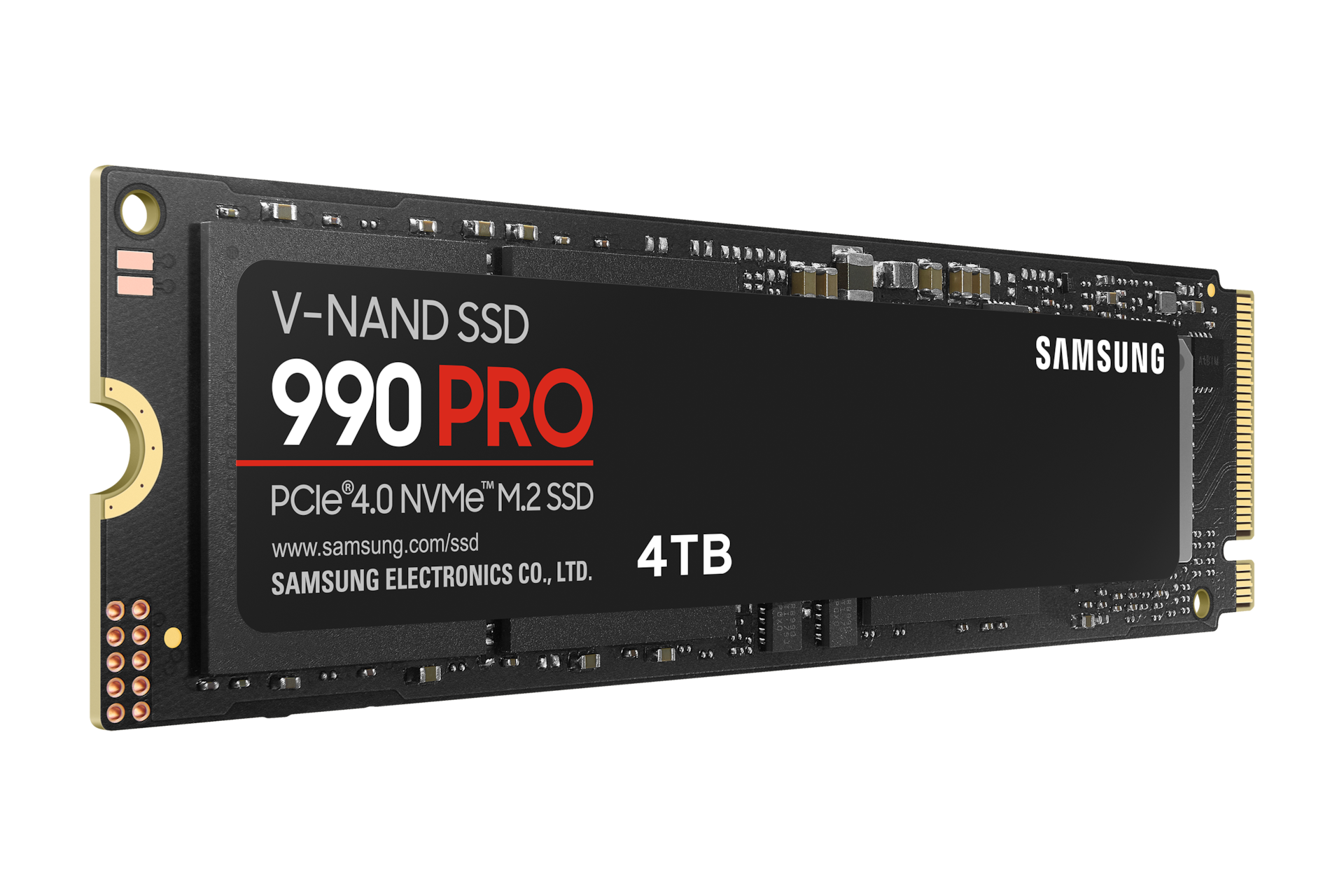 990 PRO PCIe 4.0 M.2 SSD L-Perspective Black 