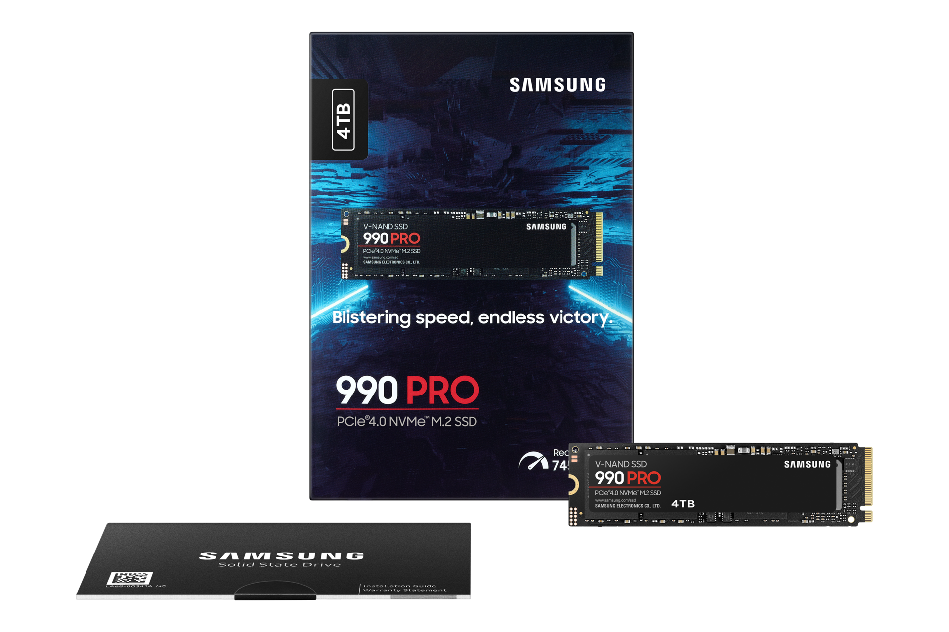 990 PRO PCIe 4.0 M.2 SSD PKG-Full-Shot Black 