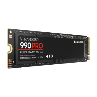 990 PRO PCIe 4.0 M.2 SSD L-Perspective Black 