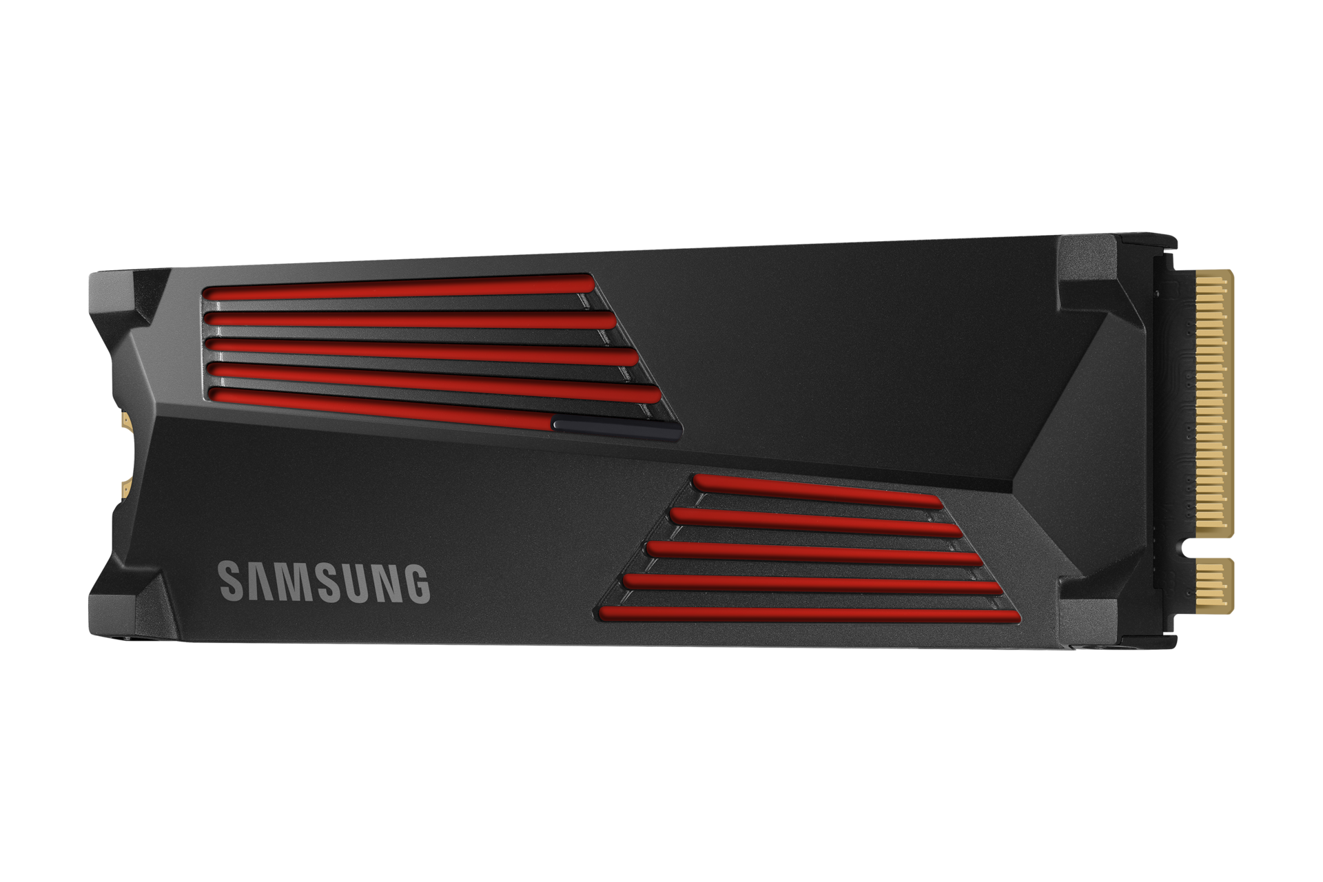 990 PRO with Heatsink PCIe 4.0 M.2 SSD R-Perspective-with-Heatsink Black 