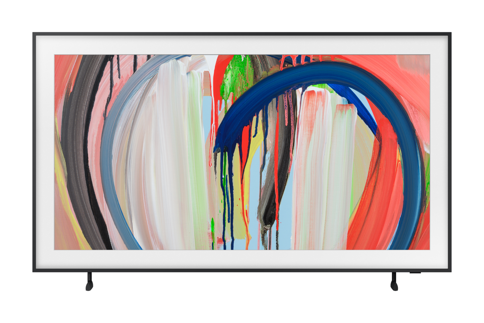 The Frame LS03HA 4K Samsung Vision AI Smart TV (2026) LS03HAUXXH Front2 Black Art Mode,Glare Free with QLED