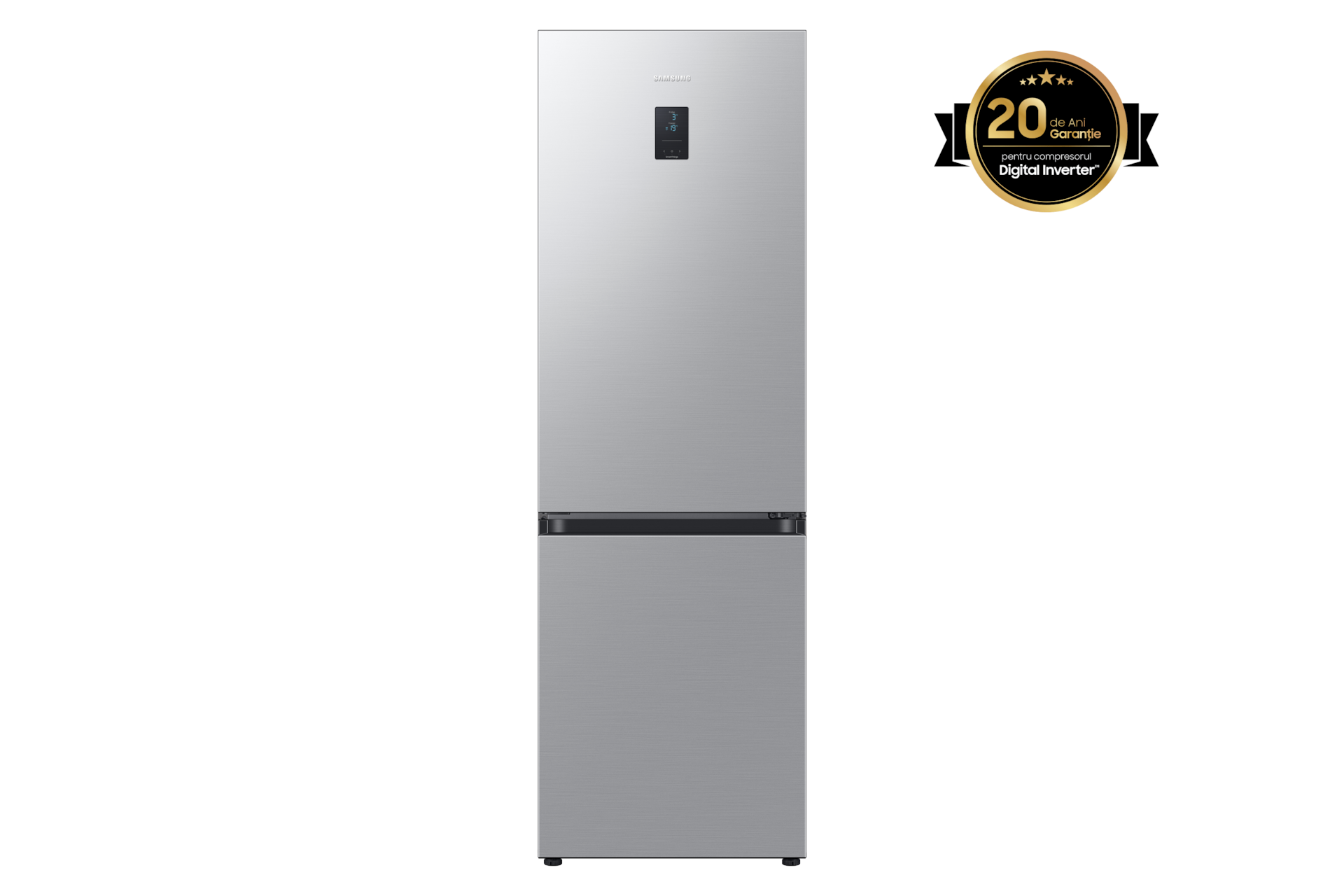 Samsung Combină Frigorifică RB34C672ESA/EF 344L clasa E AI Energy️ WiFi Inox