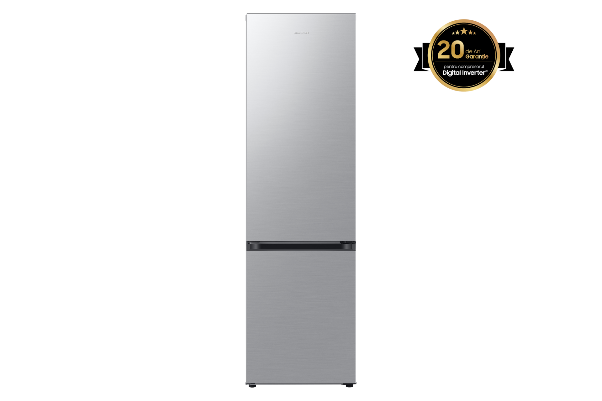 Samsung Combină Frigorifică BMF RB38C600ESA  SpaceMax™️ WiFI & AI Energy 390L Silver Silver