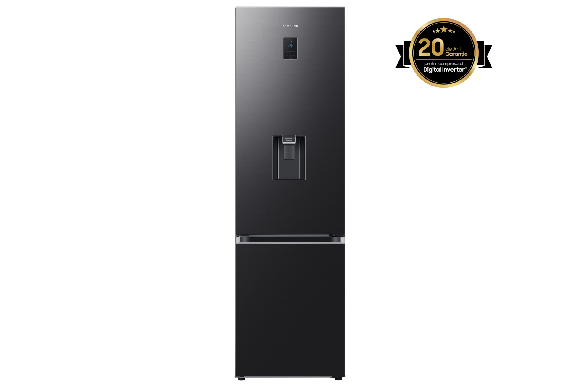 Samsung Combină Frigorifică RB38C650EB1/EF 386L clasa E AI Energy️ WiFi Dark Inox