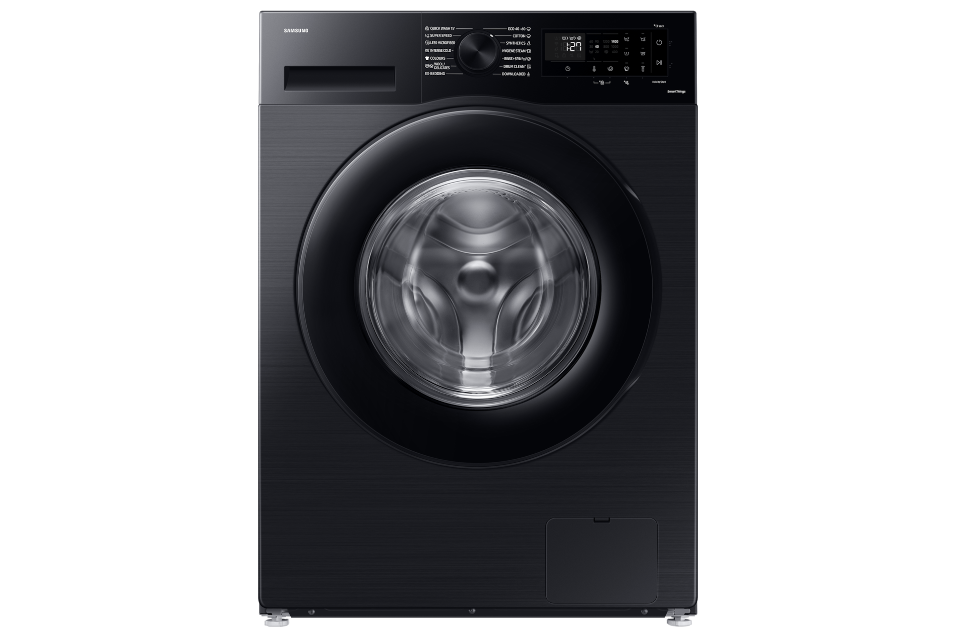 Mașină de spălat rufe WW11DG5B25ABLE, 11 kg, 1400 RPM, Clasa A, AI Ecobubble™, Super Speed 39 min Front Black 