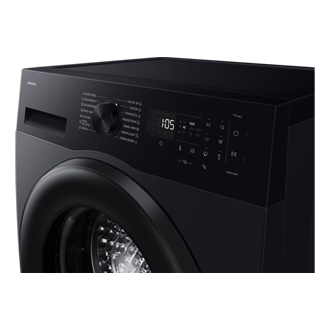 Laundry with Grade A Energy Efficiency and AI Ecobubble 8kg Panel-Control Black 