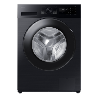 Laundry with Grade A Energy Efficiency and AI Ecobubble 8kg Front Black 