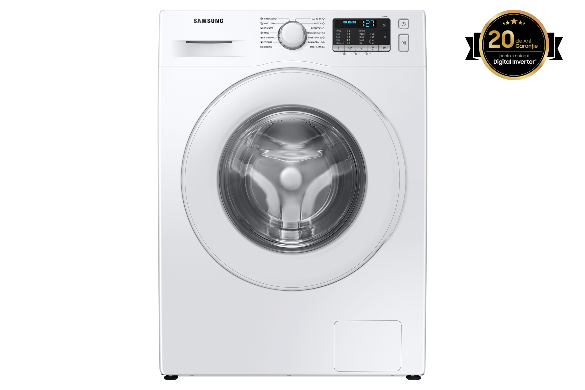 Samsung Masina De Spalat Rufe Ww80ta026tt/le, 8 Kg, 1200 Rpm, Clasa B, Eco Bubble™, Led