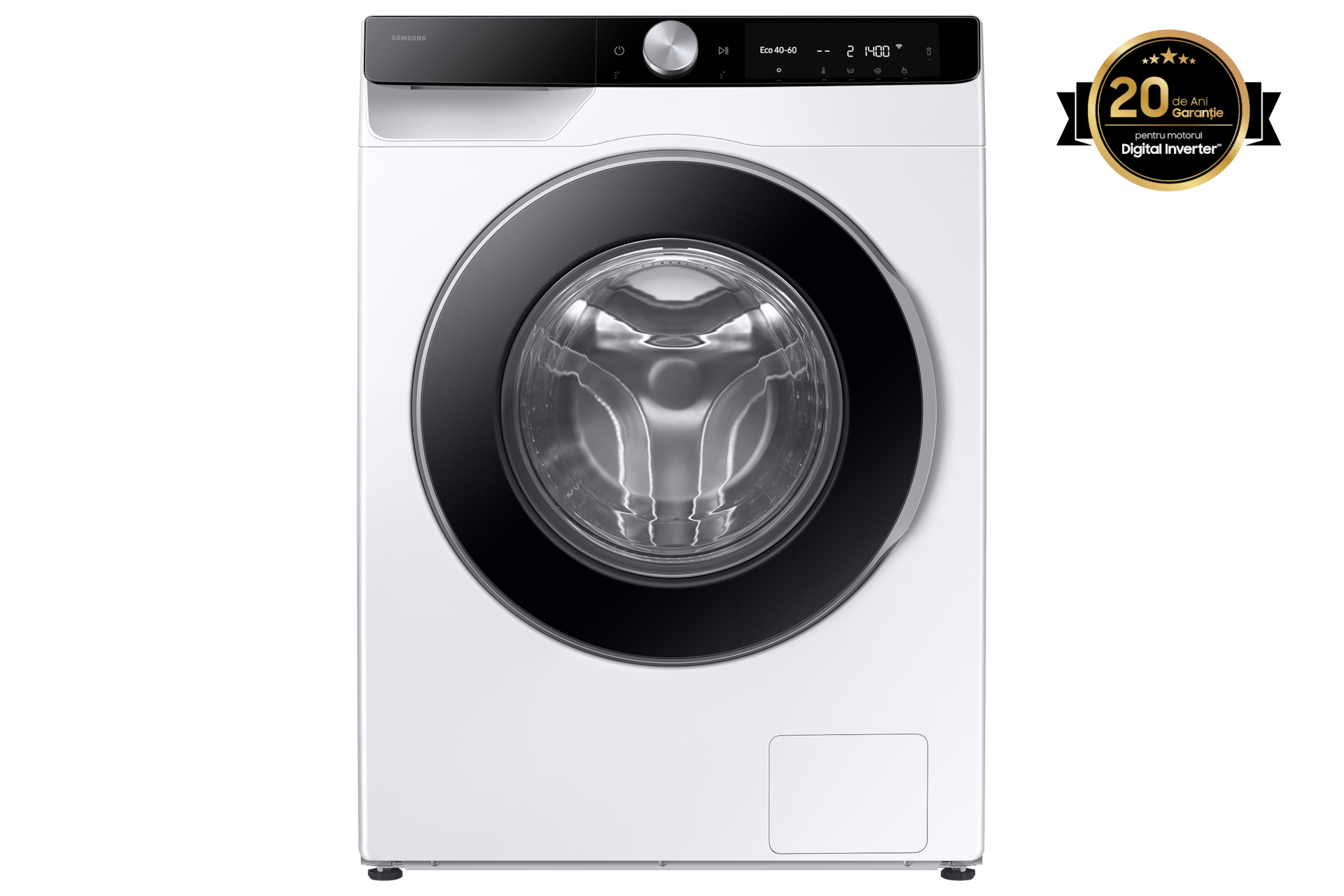 Samsung Mașină de spălat rufe WW90DG6U25LKU4 9k kg 1400RPM Clasa A AI Ecobubble™ AI Control Alb