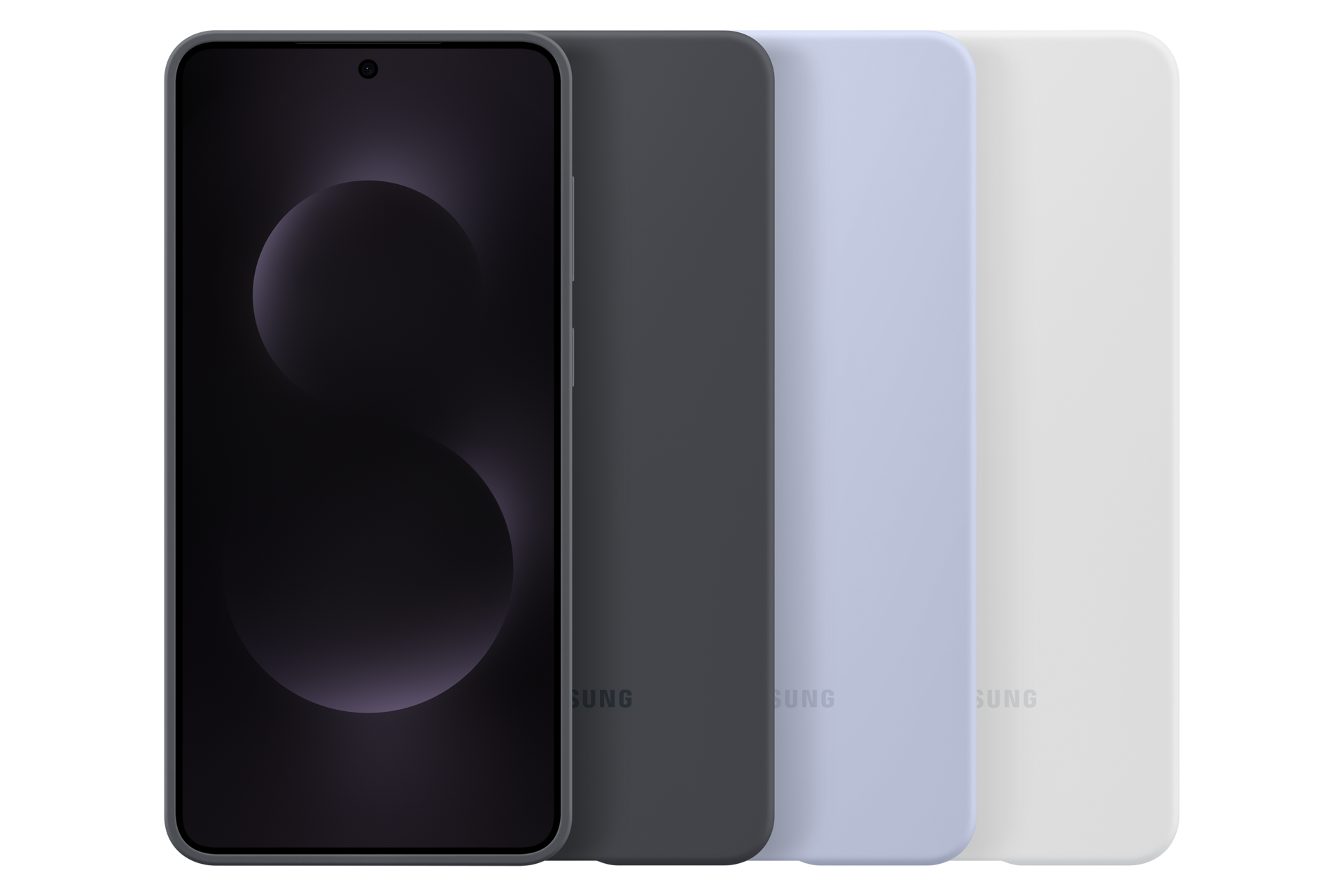 Silikonska futrola za Galaxy S25 Edge Set-Cut Light Gray 