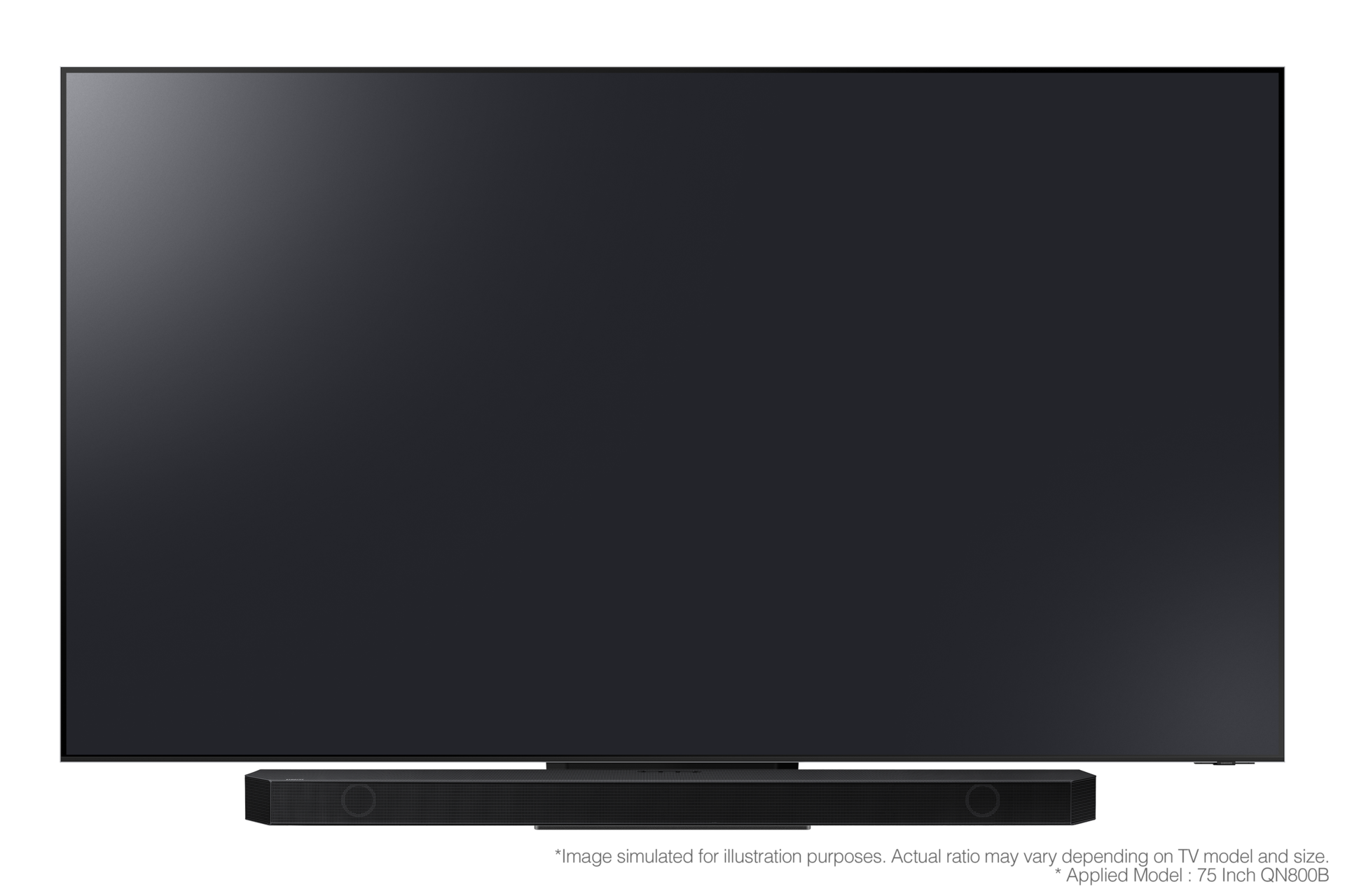 with-tv-front Black