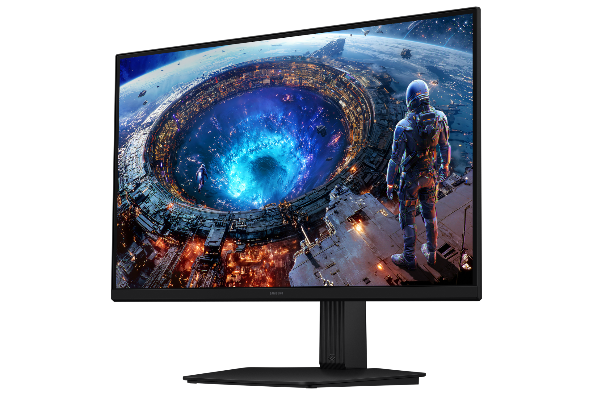 27 Inch Odyssey G8 G80HF 5K 180Hz / QHD 360Hz Gaming Monitor R-perspective Black 