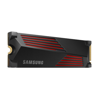 990 PRO with Heatsink PCIe 4.0 M.2 SSD L-Perspective-with-Heatsink Black 