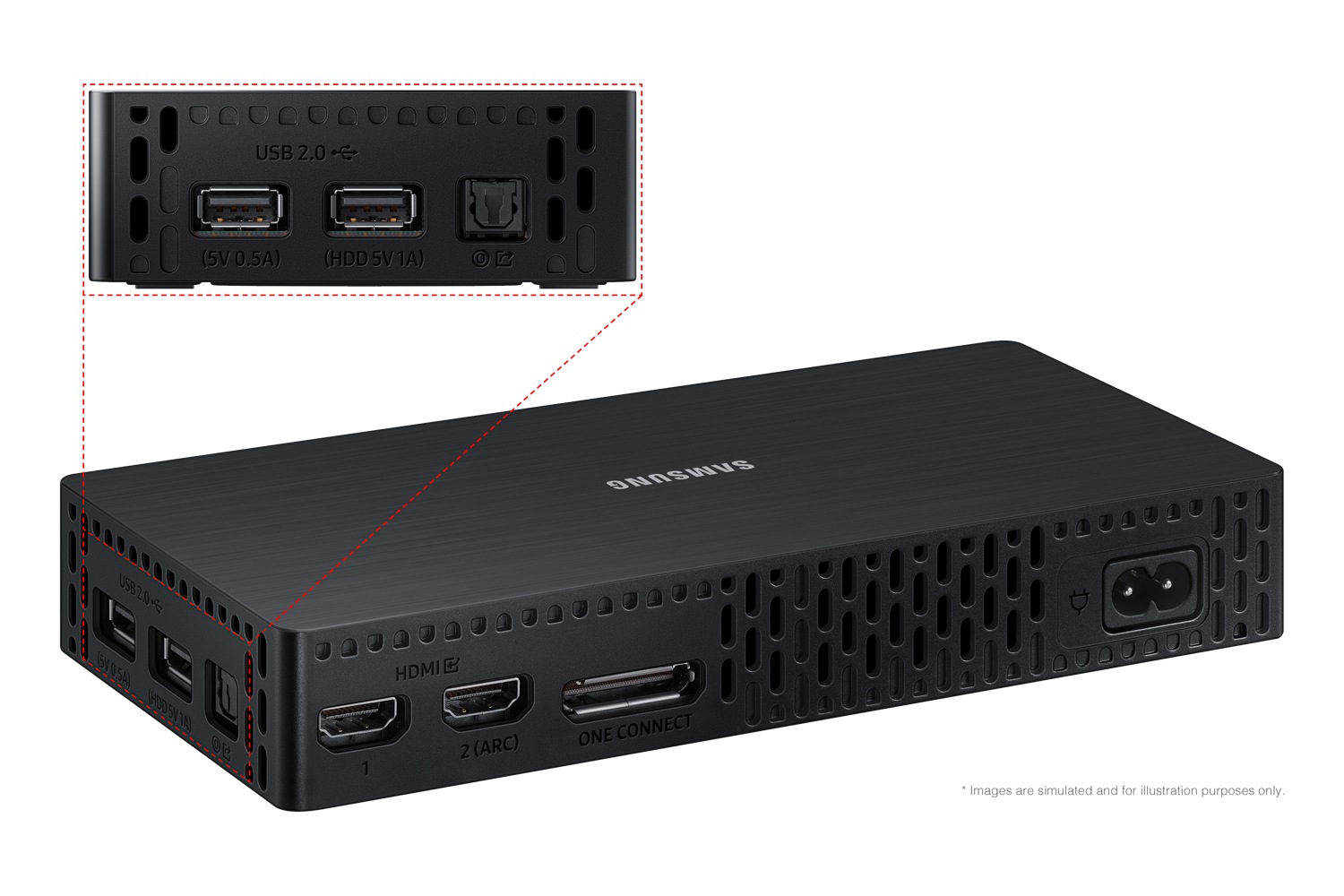 the-frame-32ls03c-one-connect-box