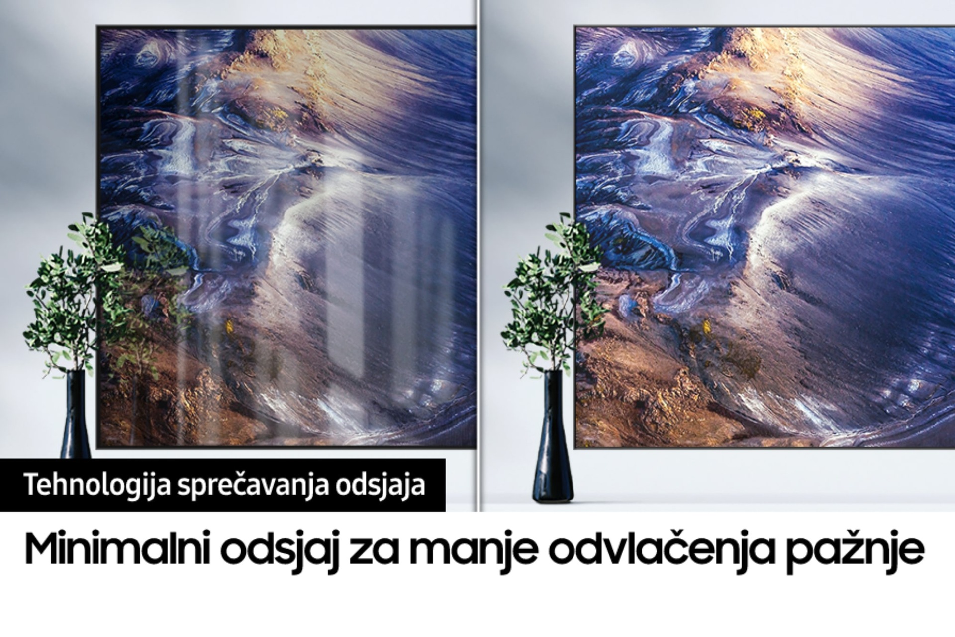  Neo QLED TV QN90C sa antirefleksnim ekranom prikazuje jasnu sliku