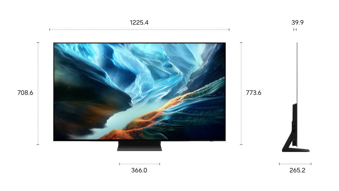 55" OLED S90H 4K Samsung Vision AI Smart TV (2026) Graphite