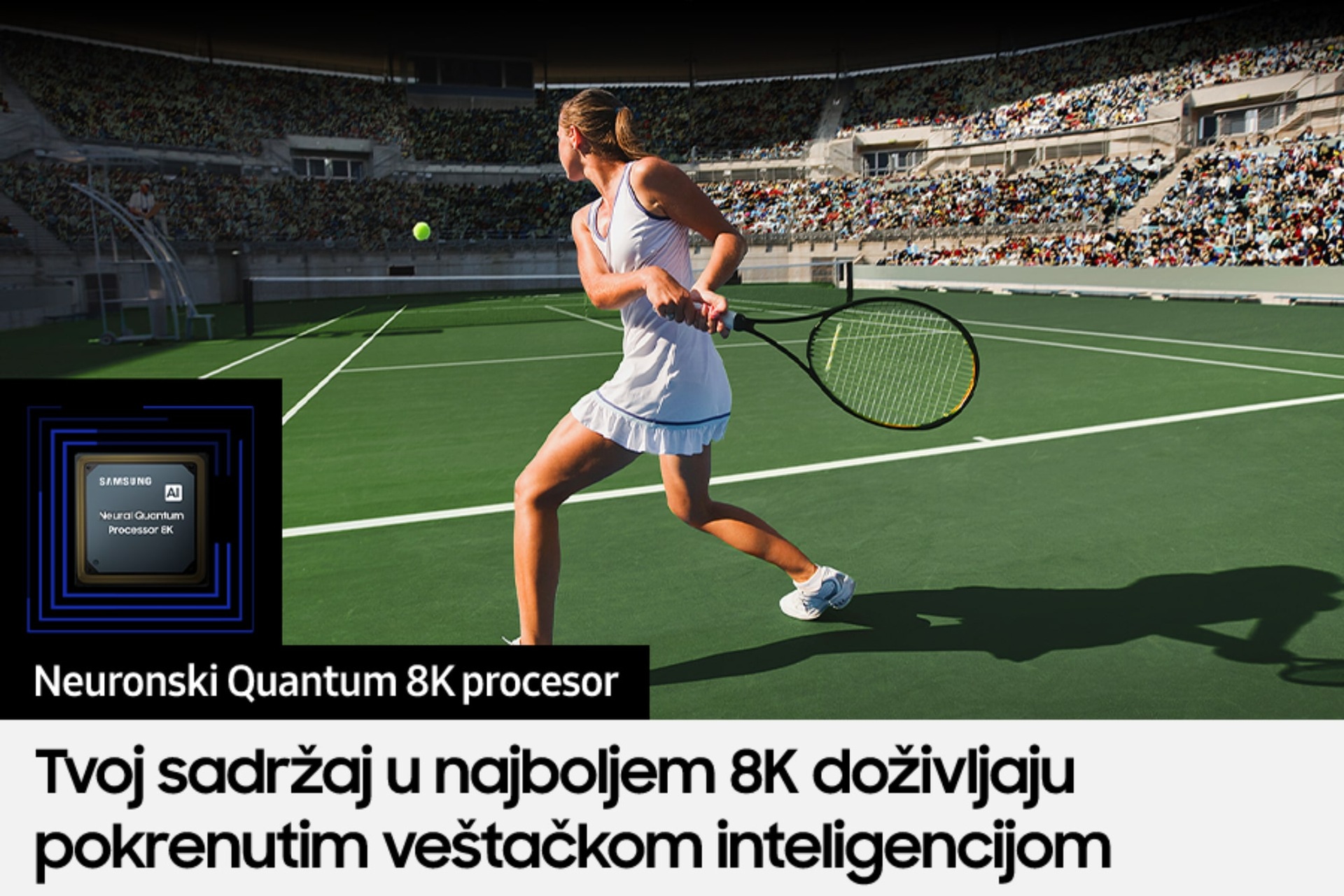 Neo QLED TV QN800C sa Samsung moćnim neuronskim Quantum 8K procesorom poboljšava sadržaj