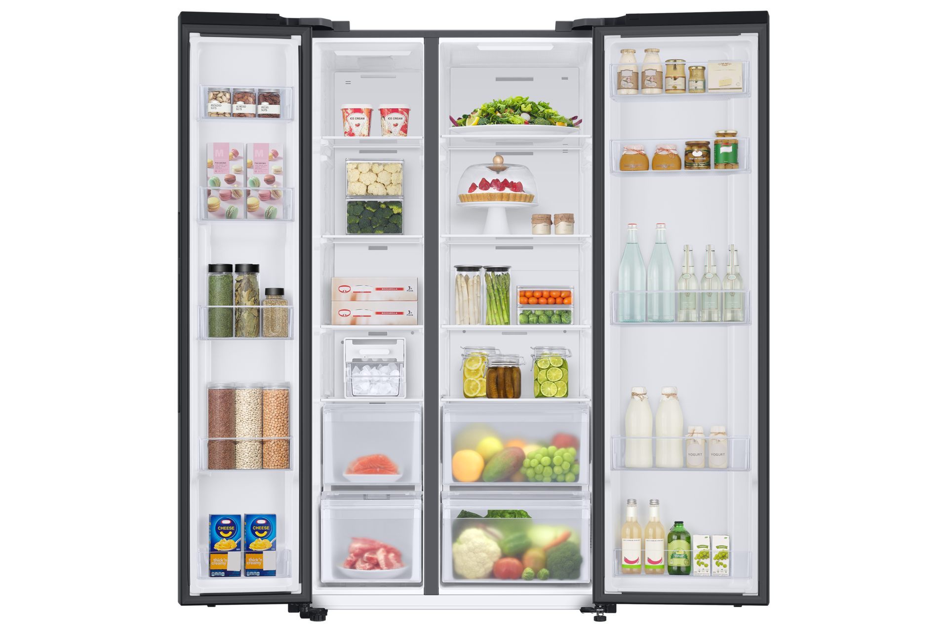 front-open-with-food Black