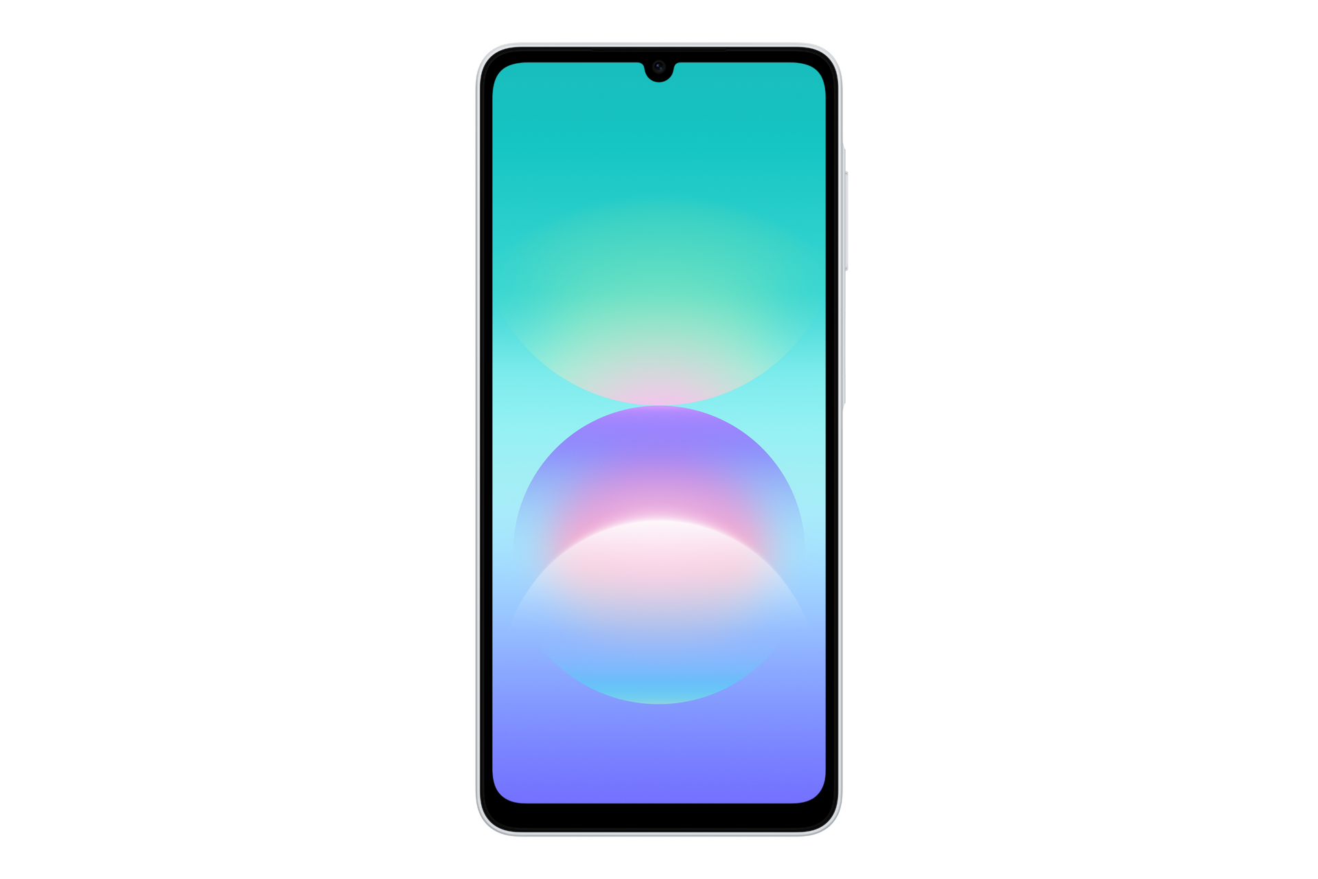 Galaxy A08 Front-2 Silver 