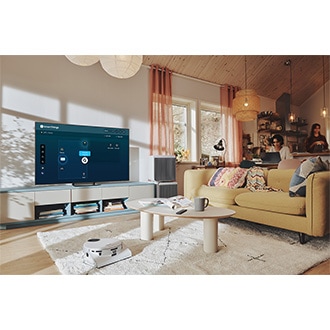 Crystal UHD TV BU8500 sa SmartThings je u dnevnoj sobi