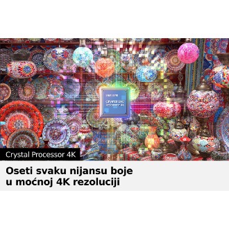 Crystal UHD BU8500 ima kristalni 4K procesor koji na pametan način poboljšava kvalitet slike