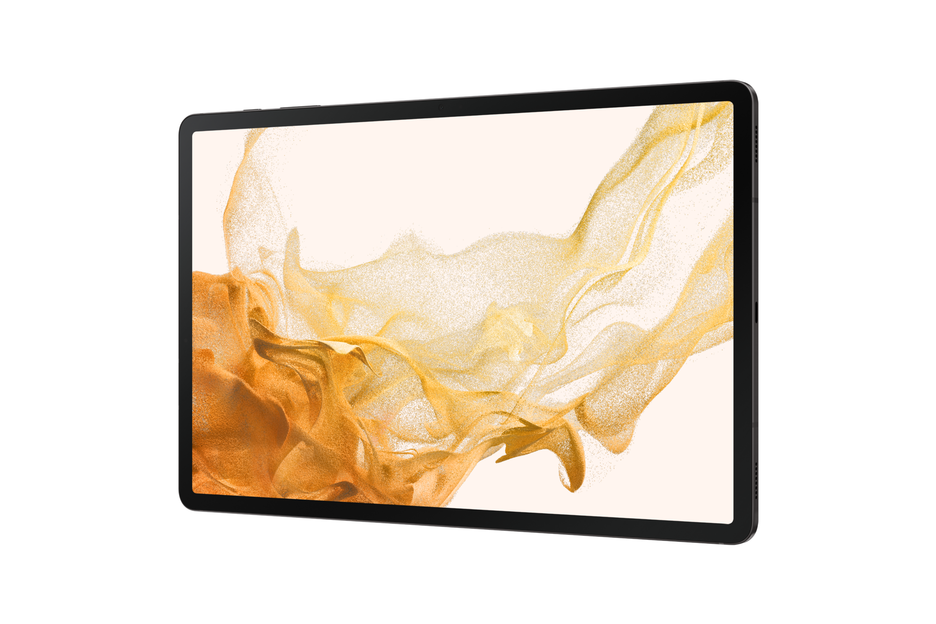 Планшет Samsung Galaxy Tab S8+ LTE SM-X806BZAASER Графит фото горизонтально под углом справа