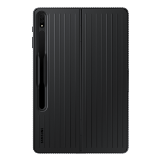 Чехол-накладка Protective Standing Cover Tab S8+  EF-RX800CBEGRU Черный фото спереди