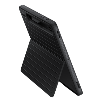 Чехол-накладка Protective Standing Cover Tab S8 EF-RX700CBEGRU Черный фото подставка сбоку