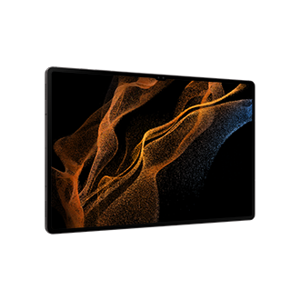Планшет Samsung Galaxy Tab S8 Ultra LTE SM-X906BZAESER Графит фото горизонтально под углом слева