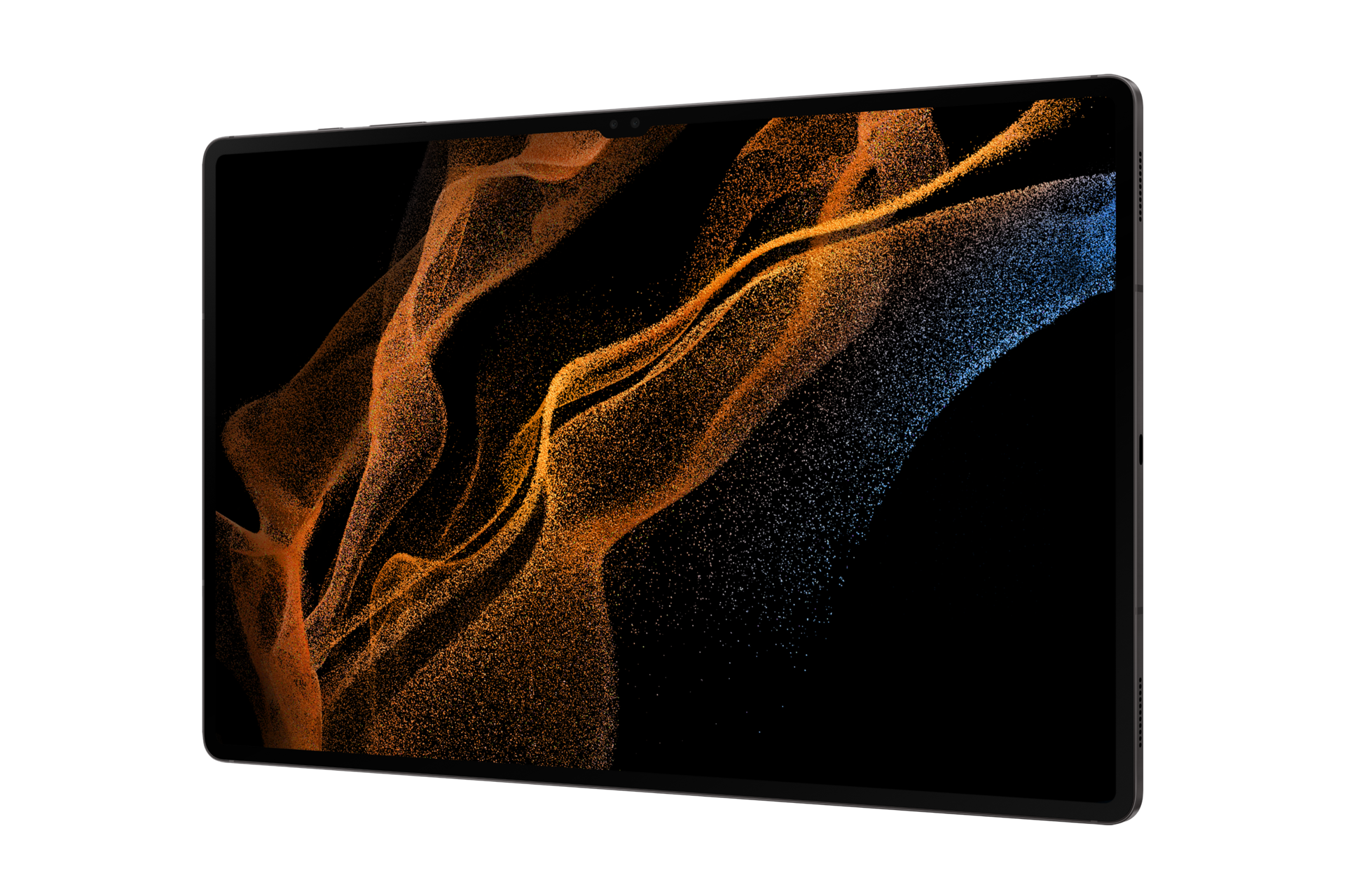 Планшет Samsung Galaxy Tab S8 Ultra LTE SM-X906BZAFSER Графит фото горизонтально под углом справа