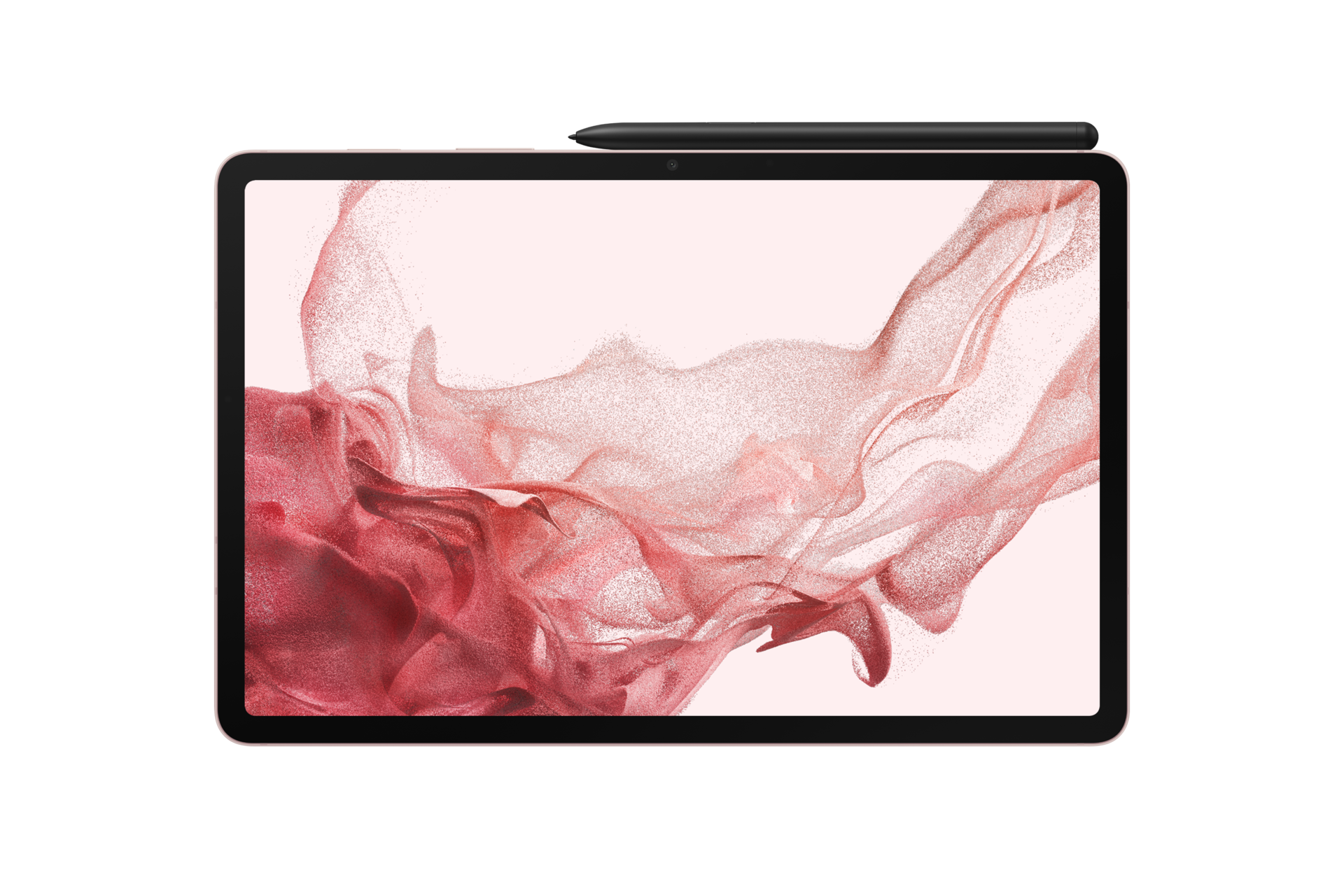 Планшет Samsung Galaxy Tab S8 Wi-Fi SM-X700NIDASER розовое золото фото с s-pen горизонтально спереди