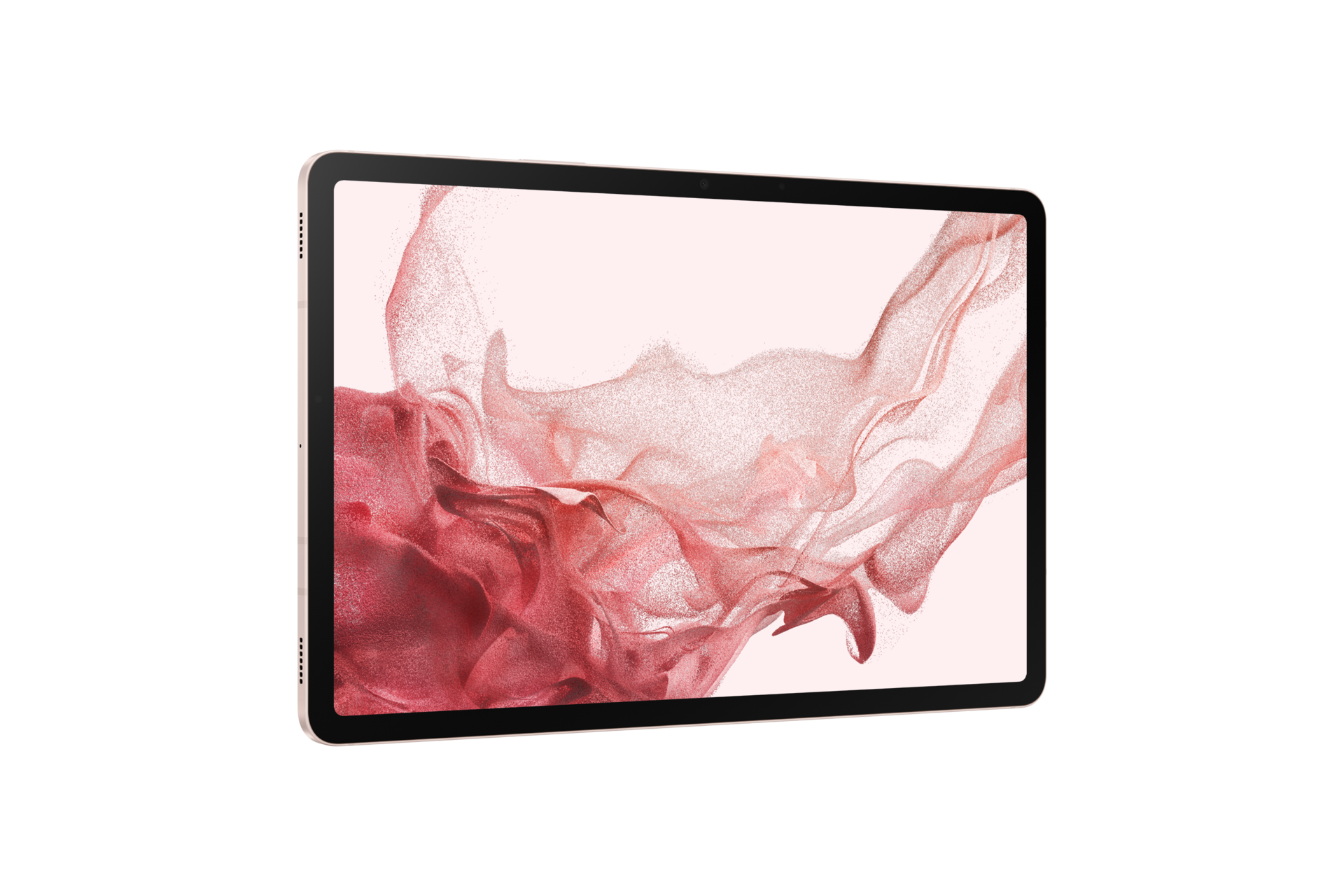 Планшет Samsung Galaxy Tab S8 Wi-Fi SM-X700NIDASER розовое золото фото горизонтально под углом слева