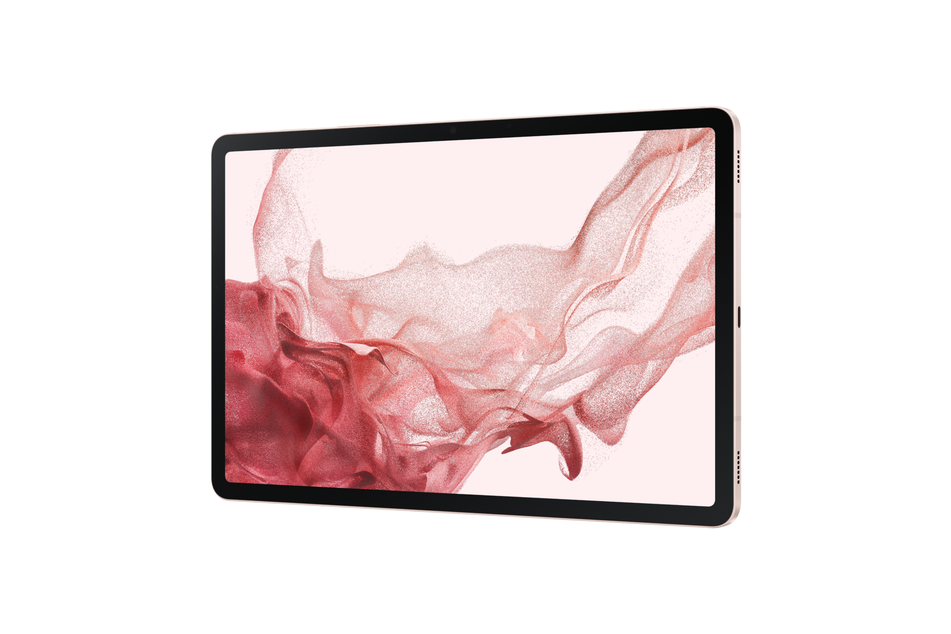 Планшет Samsung Galaxy Tab S8 Wi-Fi SM-X700NIDBSER Розовое золото фото горизонтально под углом справа