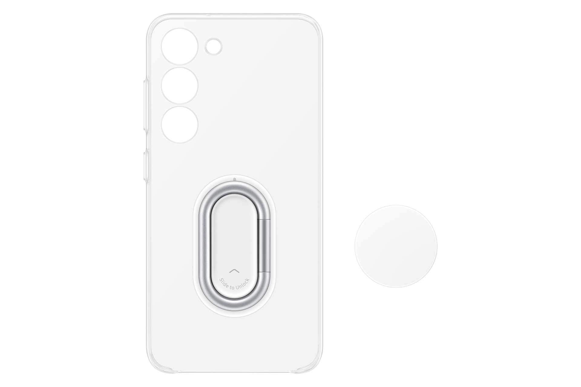  Чехол-накладка Clear Gadget Case для Galaxy S23 прозрачный фото спереди