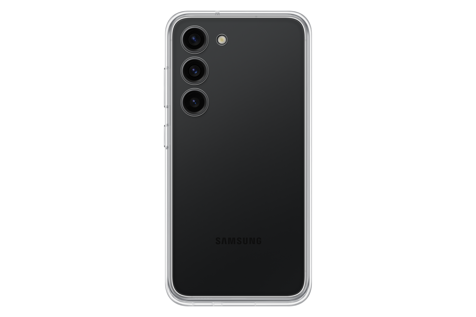  Чехол-накладка Frame Case для Galaxy S23 чёрный фото спереди