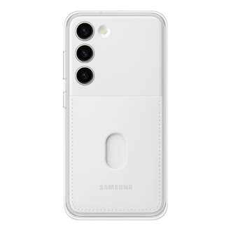  Чехол-накладка Frame Case для Galaxy S23 белый фото спереди