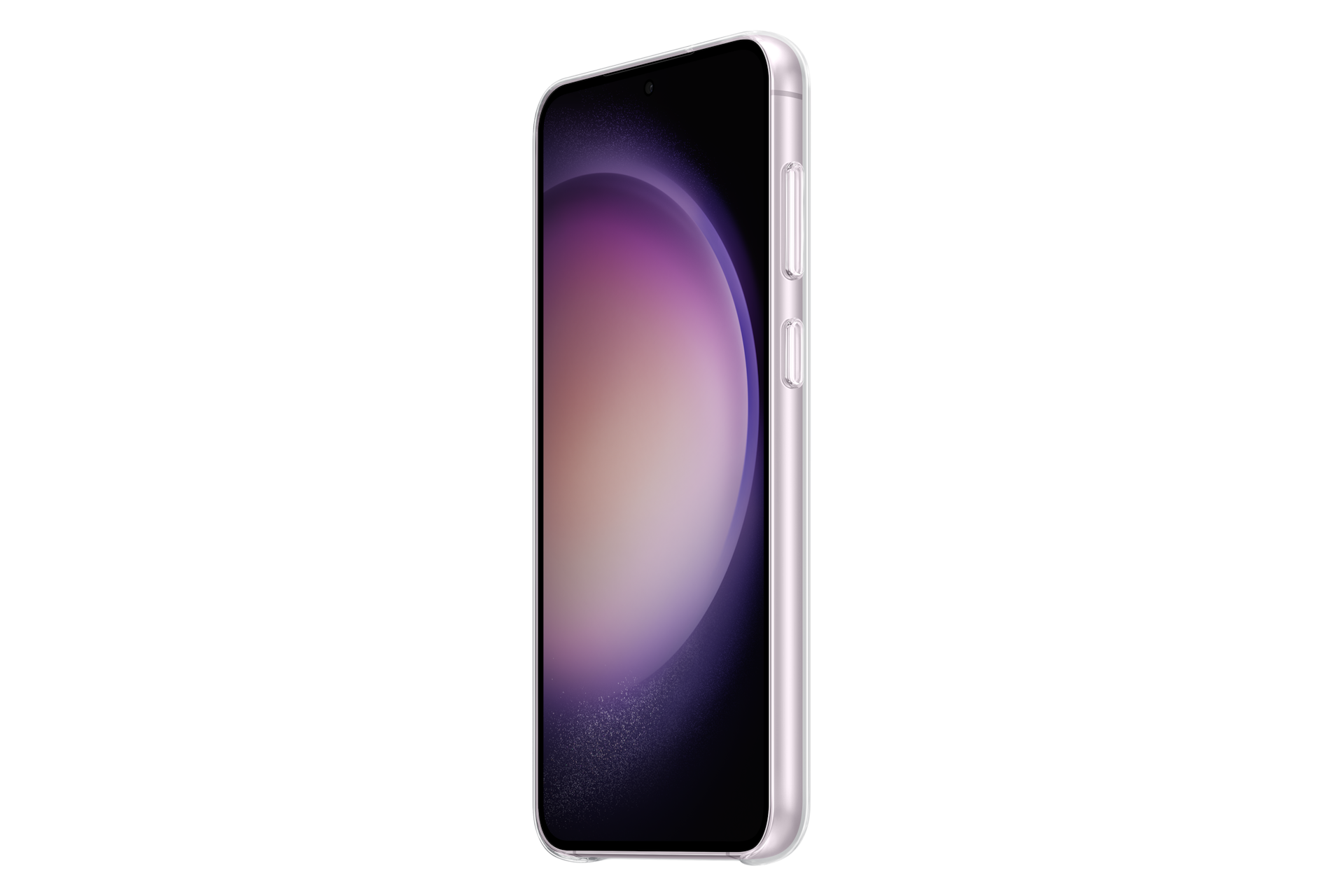  Чехол-накладка Clear Case для Galaxy S23+ прозрачный фото сбоку