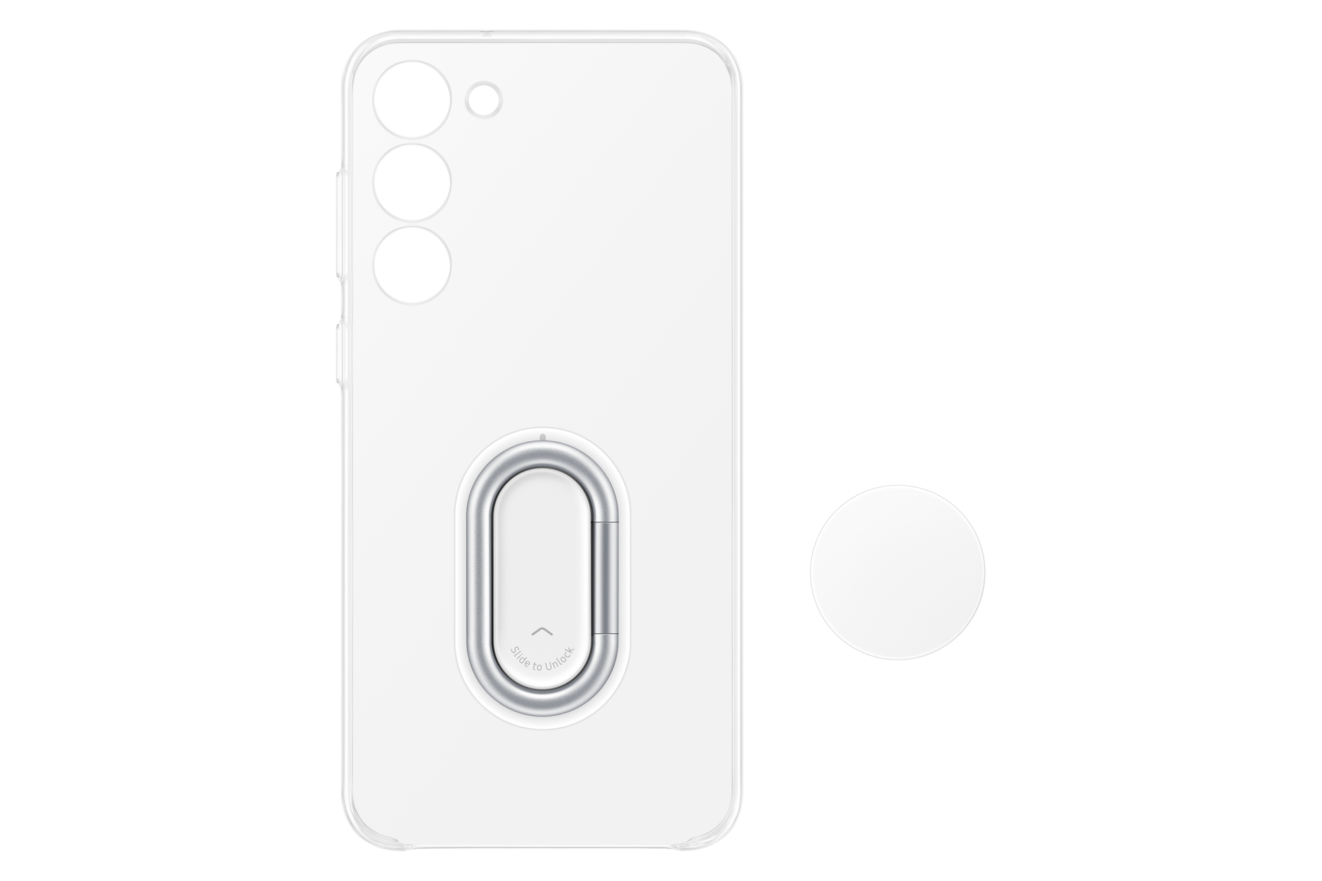  Чехол-накладка Clear Gadget Case для Galaxy S23+ прозрачный фото спереди