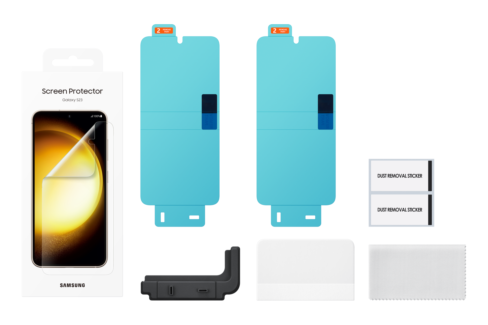  Защитная плёнка для Galaxy S23 прозрачный фото комплектация