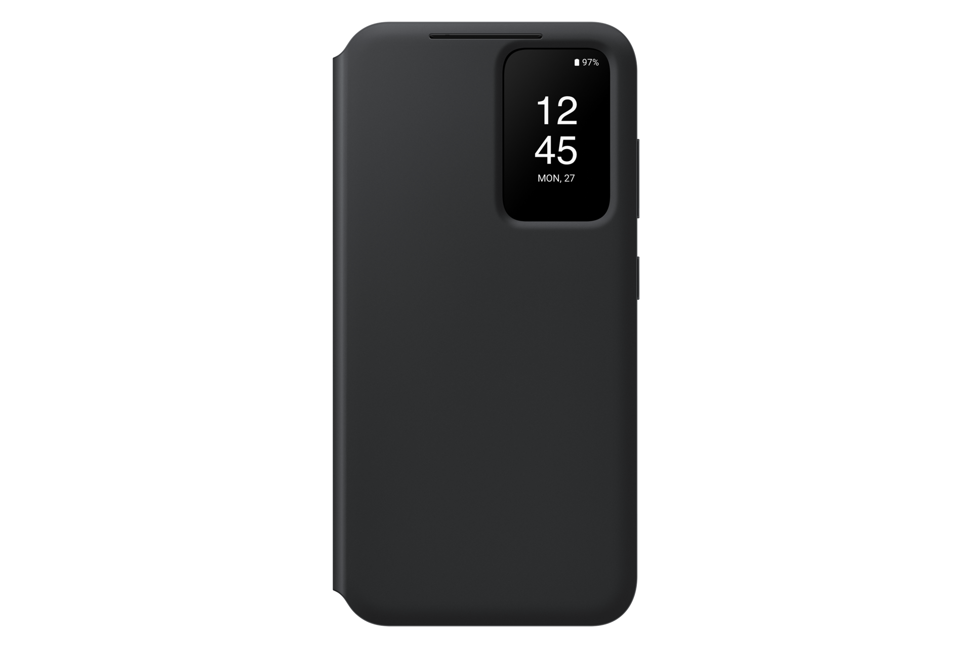 Чехол Smart View Wallet Case для Galaxy S23 черный фото спереди