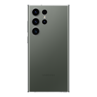  Чехол-накладка Clear Case для Galaxy S23 Ultra прозрачный фото спереди