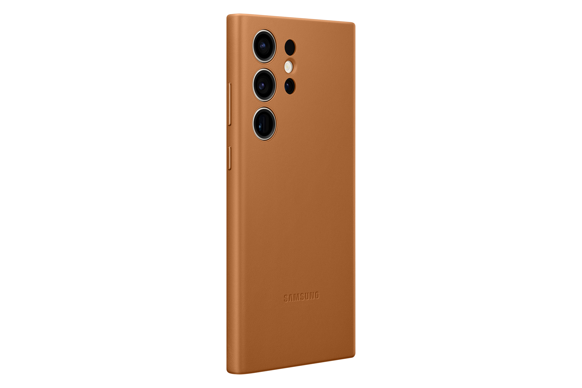  Чехол-накладка Leather Case для Galaxy S23 Ultra песочно-бежевый фото сбоку